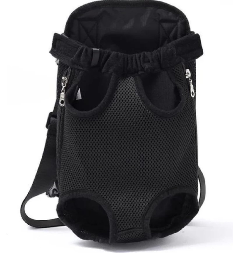 SAC A DOS KANGOUROU POUR CHIEN & CHAT EN NOIR 38*23CM