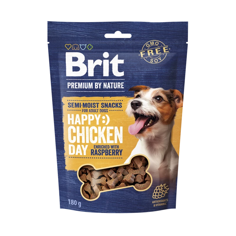 BRIT PREMIUM TENDER SNACK 180g - poulet & framboise