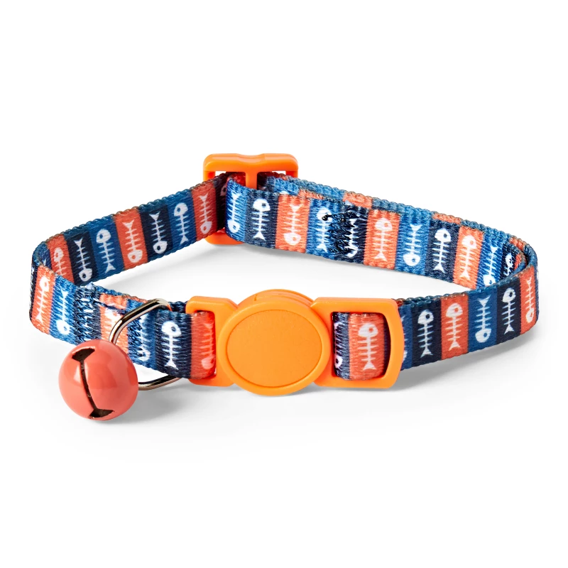 COLLIER POUR CHAT ORANGE