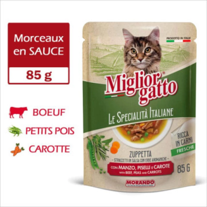 migliorgatto-pochon-italiane-en-sauce-85g-boeuf-carotte-petit-pois
