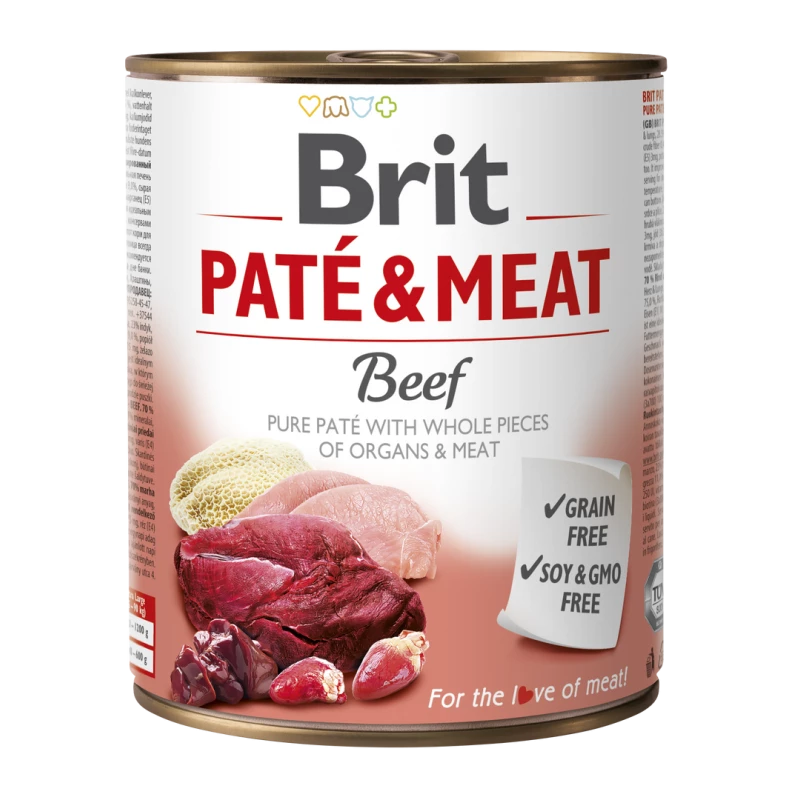 BRIT CARE CHIEN PATEE 800g - bœuf