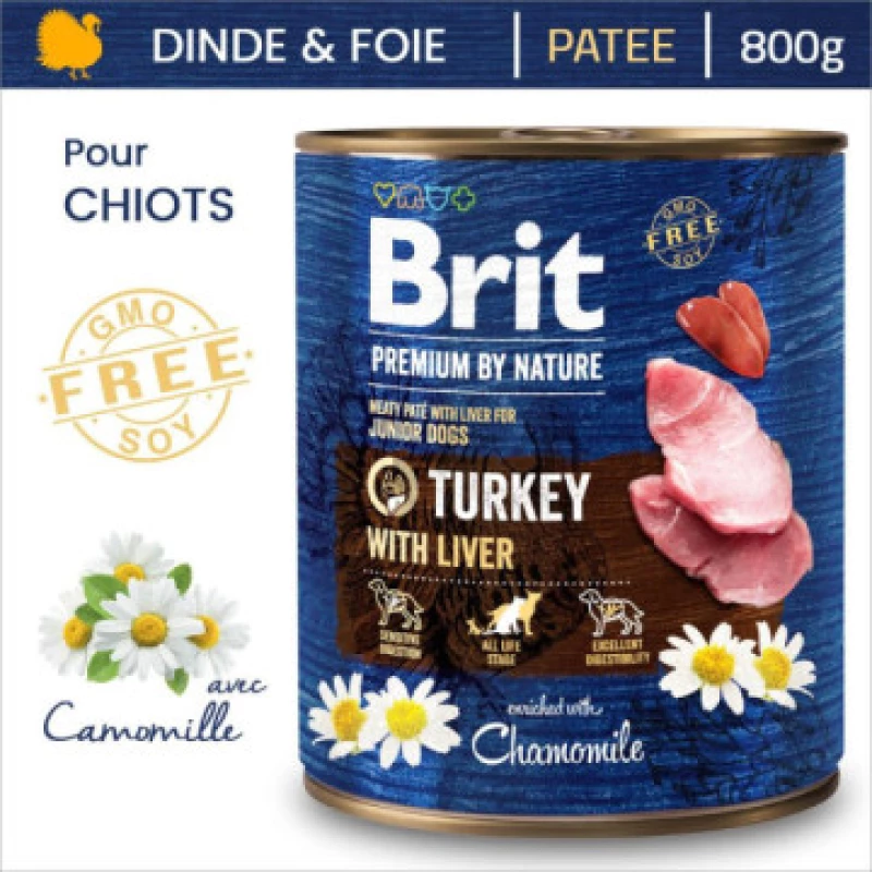 brit-premium-chiot-patee-800g-dinde