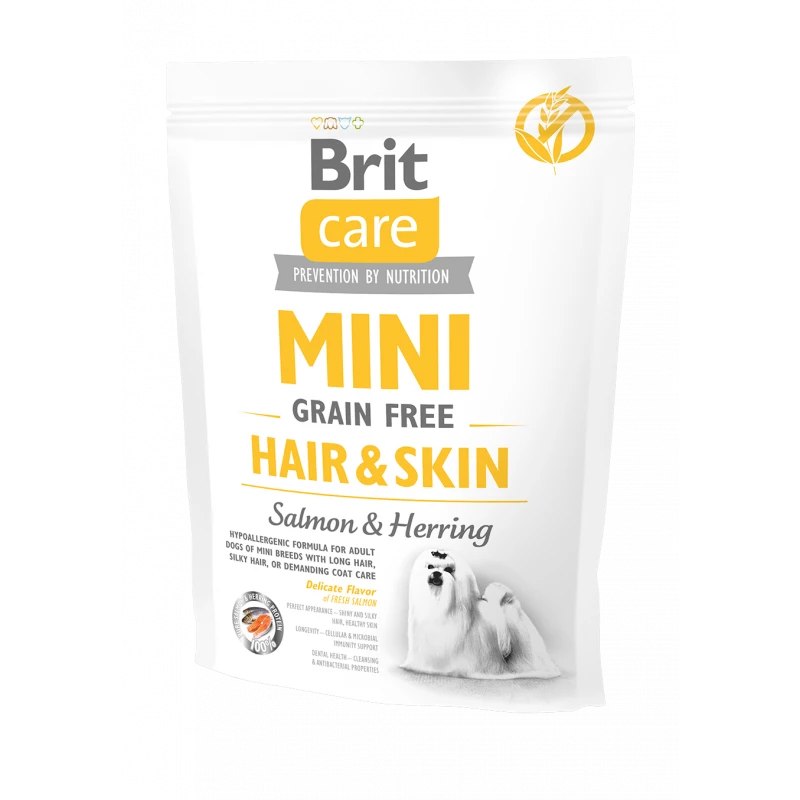 brit-care-mini-hairskin-sans-cereales-400kg