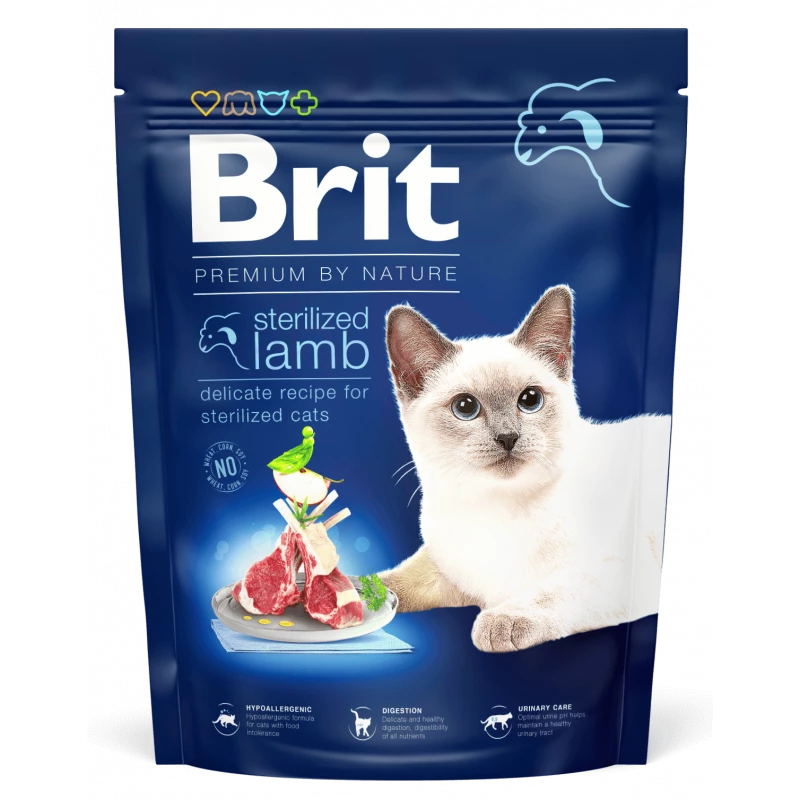 brit-premium-by-nature-a-lagneau-pour-chat-sterilise-15kg