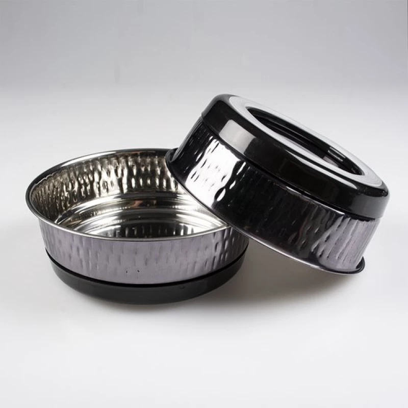 MANGEOIRE GLOSSY FIX M - 800ml - 16,5x16,5x5,7cm noir