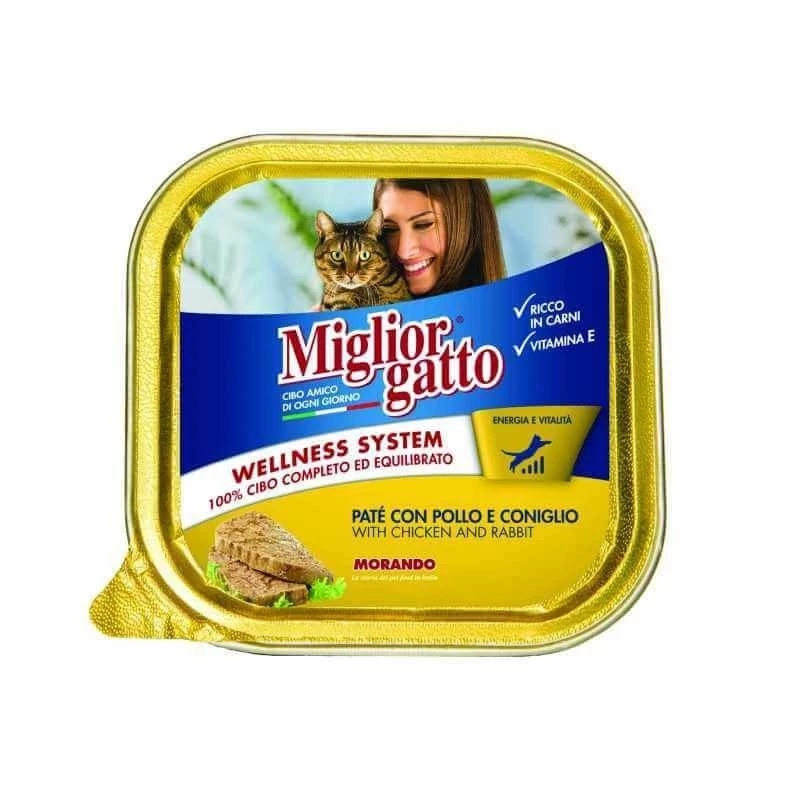 Barquette miglior gatto poulet 100gr