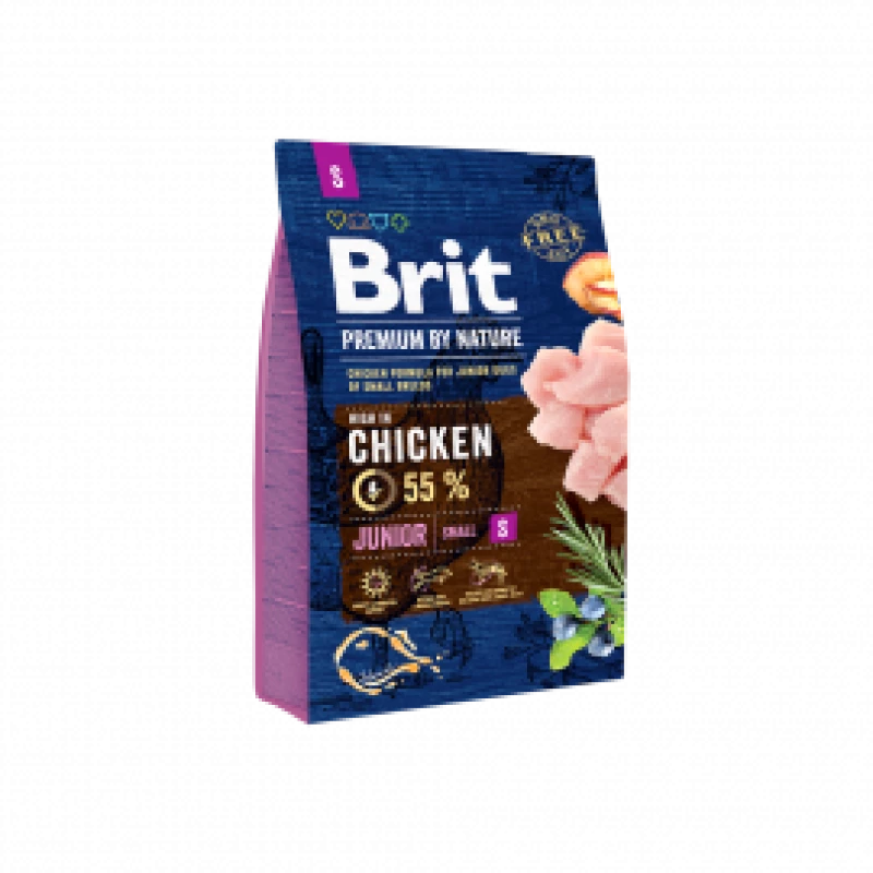 Brit Premium by Nature Junior S au Poulet 3 kg
