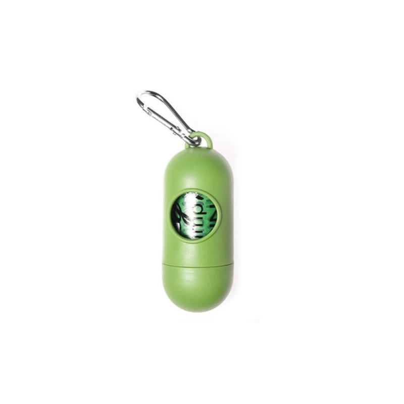 record-distributeur-funky-vert-avec-sacs-de-dechets-10x4x45cm