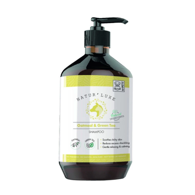 SHAMPOING M-PETS NATUR'LUXE AVOINE & THE VERT - 500ml