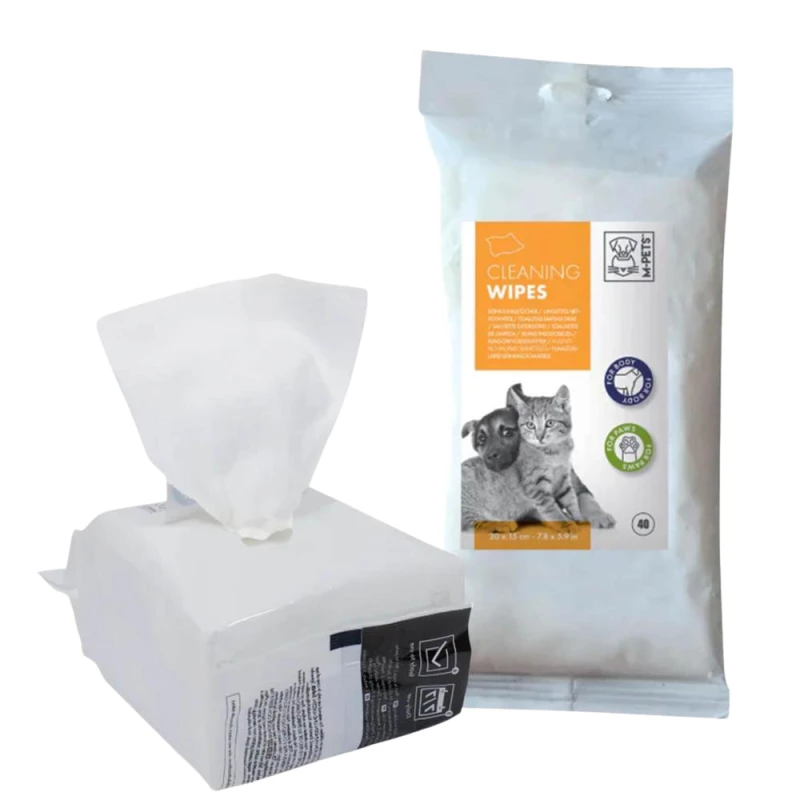 Lingettes Nettoyantes Chien et Chat 15*20 cm - 40pcs