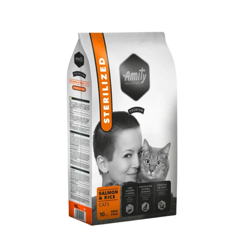 AMITY PREMIUM CHAT ADULTE SAUMON STÉRILISÉ 1.5 KG