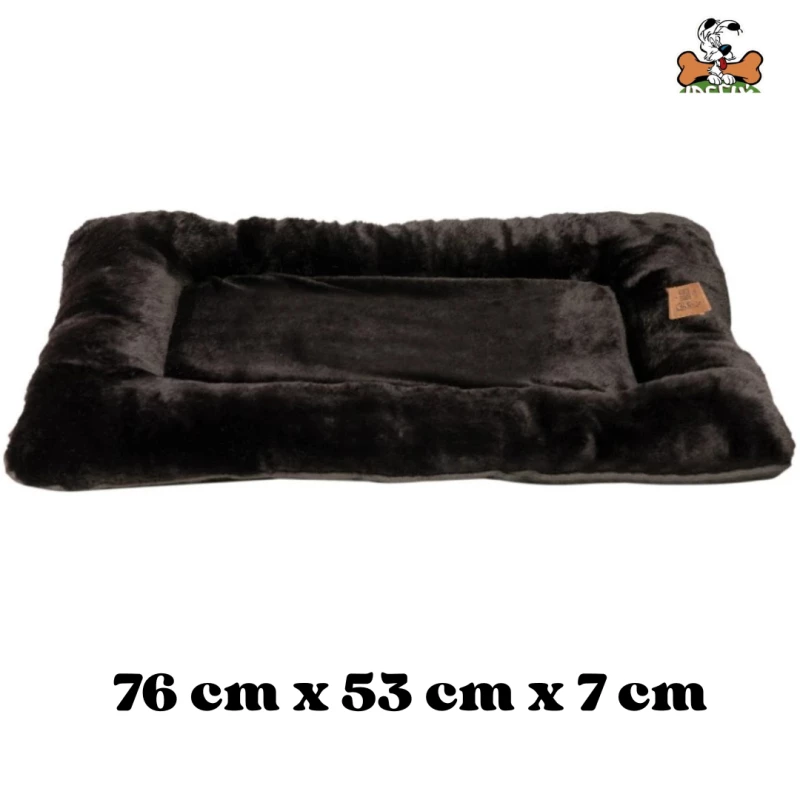 short-plush-mat-black-medium