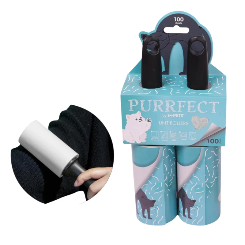 ROULEAU ADHESIF NETTOYANT - 2x100 feuilles