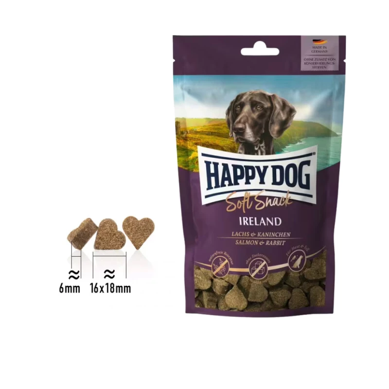 HAPPY DOG Soft Snack IRLAND 100g - saumon & lapin